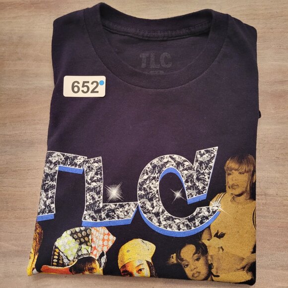 Rare TLC Official Concert T-Shirt Size M Vintage 90s Hip Hop R&B Tour Tee - Picture 7 of 7